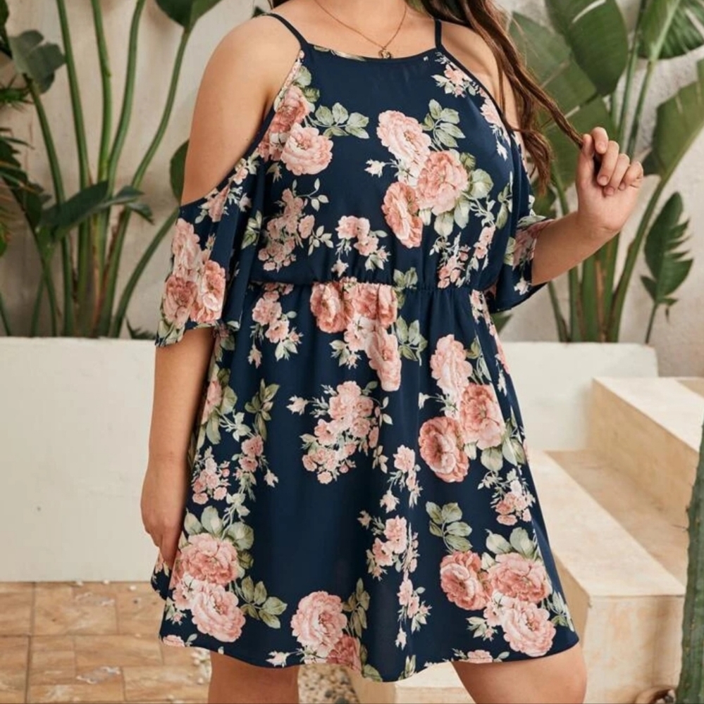 Floral mini dress